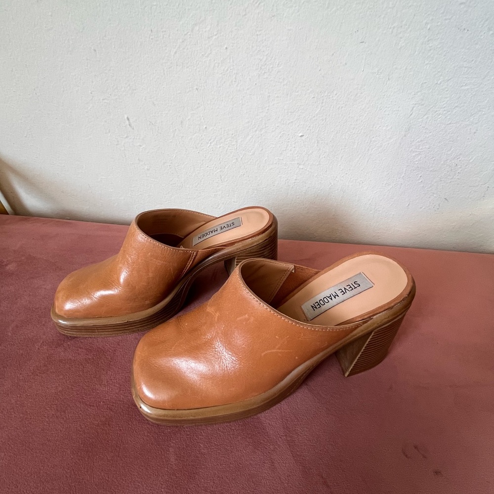 Steve Madden Leather Mules - Picture 4 of 6